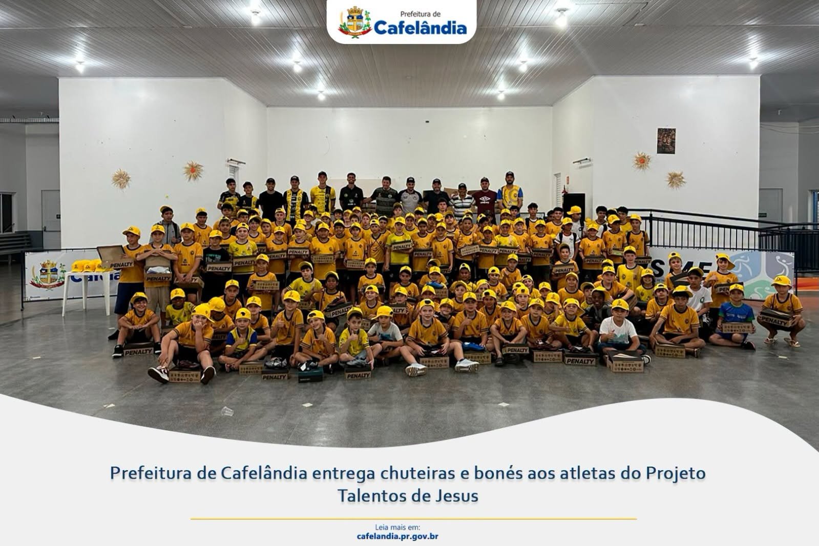 Incentivo ao esporte e às nossas crianças!